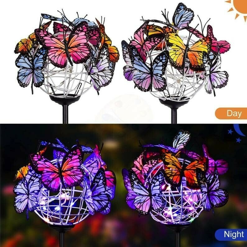 🔥49% OFF🔥Solar Stake Lights Butterflies Decor Lights ( BUY 1 GET 1 FREE )