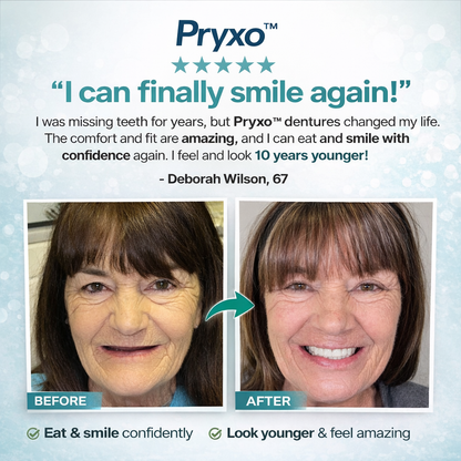 70% off! ⏰Pryxo™ Complete DenturesT-Free shipping